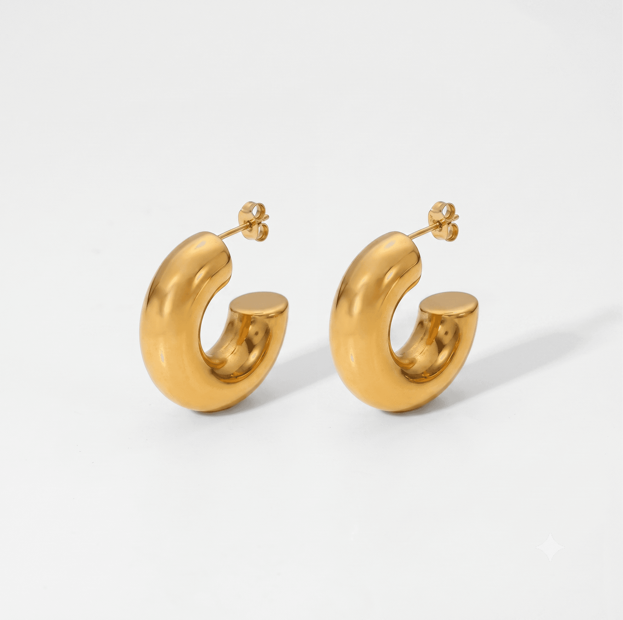 Chunky Hoop Earrings