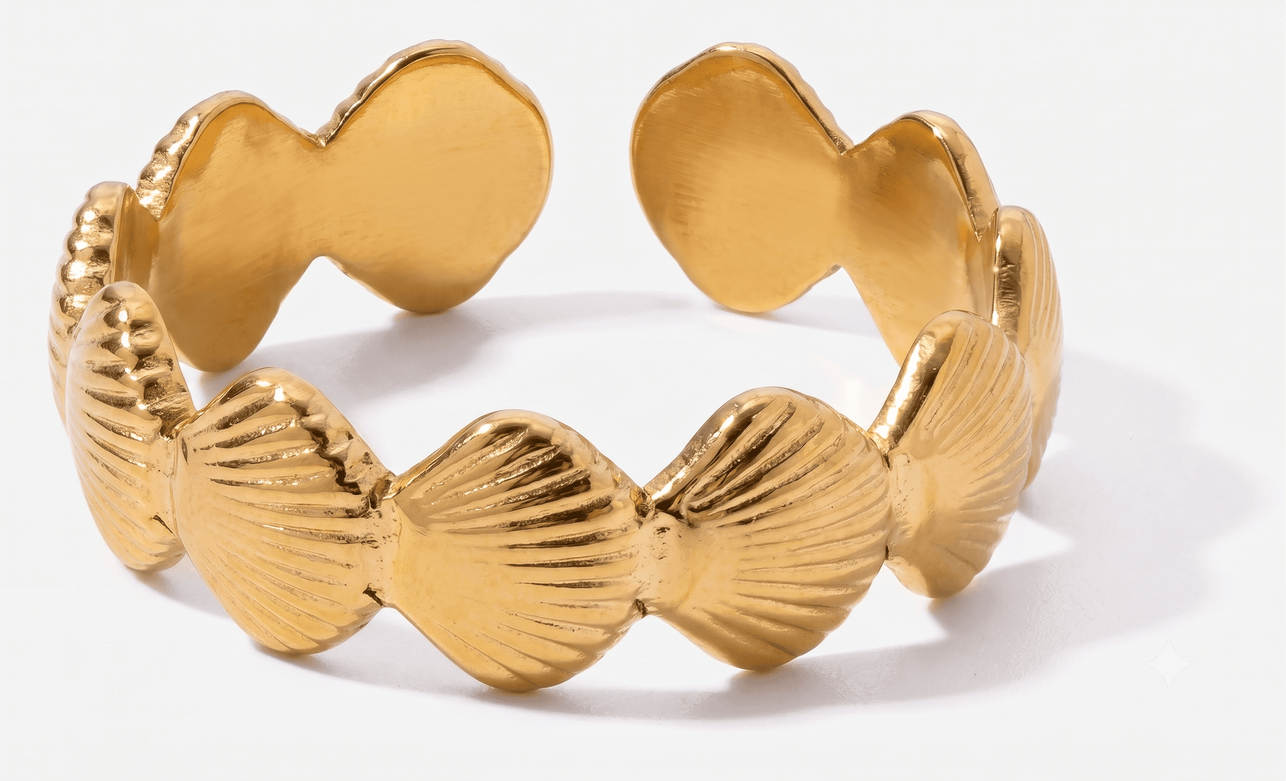 Scalloped Shell Cuff