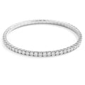 2.5mm 3mm Elastic Tennis Bracelet S925 18K Gold Plated